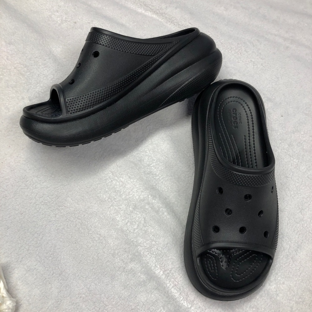 CROCS Like New Crush Platform Slide Sandals Unisex sz W10/M8 - Picture 5 of 14